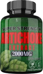High Strength Artichoke 2000mg Strength,180 Vegan Tablets, 20:1 Extract, 2.5% Cynarin, 3 Month Supply, Potent Artichoke Supplement, Non-GMO (180) - Image 2
