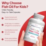 High Strength & Pure Omega 3 500mg for Kids | for Ages 5-14 Years | 360 Capsules in Total | Manufactured in The UK - Image 2
