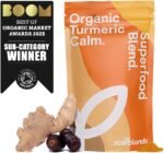 High Strength Turmeric Powder Organic, Black Pepper, Ginger, Flaxseed Protein, Ashwagandha, Maca Root, Date Powder Turmeric Supplement 150g - Immune Support, Inflammation Relief & De-Stress - Image 2