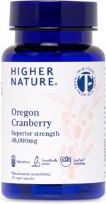 Higher Nature - Oregon Cranberry Supplement - 48,000mg Superior Strength - UTI Support for Women & Men - True Food® Formula - High Strength Cranberry Concentrate 200x - Sugar Free - 30 Capsules - Image 2