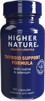 Higher Nature - Thyroid Support Formula - with Iodine & Selenium - Thyroid Support Supplement - Vegetarian & Vegan - 60 Capsules - Image 2