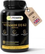 Homacia Vitamin d3 K2 – 4000 IU – 60 Vegan Capsules – Bone, Heart & Immune Support – High Strength d3 and k2 Vitamin | D3 + MK-7 K2 | Vitamin k2– Made in UK - Image 2