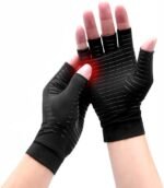 Hotcakes Copper Compression Gloves Therapy - Copper Infused Arthritis Gloves For Women And Men Offer Hand Support For Carpal Tunnel, Raynauds and Provide Arthritis Pain Relief For Hand (M) - Image 2