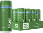Huel Daily Greens Sparkling Drink, 12 x 330ml Cans, Blueberry, Lemon & Thyme Flavour, with Ashwagandha Root & Green Tea Extract, 41 Vitamins & Minerals, 3g Fibre, Only 25 Calories, Vegan - Image 2
