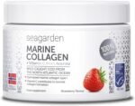 Hydrolysed Marine Collagen Powder + Vitamin C (150g/30 serv.), Type I & III, MSC–Certified Wild-Caught Arctic Cod, Supplements for Women & Men, Skin, Hair, Nails, Soluble Strawberry Taste - Image 2