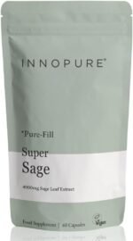 INNOPURE Super Sage Leaf Menopause Supplement – 4000mg Pure-Fill (No Fillers or Binders) Vegan Society Registered, 2 Month Supply, 60 Capsules, UK Made - Image 2