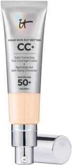 IT Cosmetics CC+ Cream SPF 50+ Full-Coverage CC Foundation, Hydrating Skincare, Enriched with Hyaluronic Acid, Niacinamide & Vitamin E for a Radiant Finish, Your Skin But Better - Image 2
