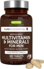 Igennus Methylated Men's Multivitamin, 21 Actives, Clean Label, All Day Nutrient Delivery, Expertly Formulated For Male Wellness, Energy & Heart Health, 180 Easy-to-Swallow Vegan Tablets,Non-GMO,Halal - Image 2