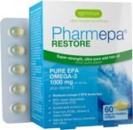 Igennus Pharmepa Restore, Pure EPA 1000mg, IFOS Certified, Omega-3 Triglyceride Form Fish Oil, Highly Absorbable rTG Form, 90% Concentration, Wild & Sustainable, Lemon Flavour, 60 Softgels - Image 2