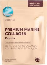 Inspiriko Marine Collagen Powder for Women - Marine Collagen with Hyaluronic Acid, Vitamin C, Biotin and MSM. Hydrolyzed Collagen Peptides Backed by 6 Clinical Studies, 30 Servings - Image 2