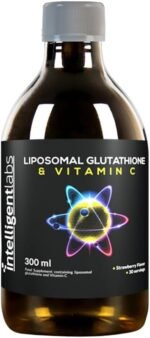 Intelligent Labs Liposomal Glutathione + Vitamin C, Advanced Liquid Antioxidant Formula, 500 mg Reduced L-Glutathione + 1000 mg Vitamin C per Serving, 30 Servings, Soy Free - Image 2