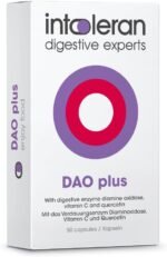 Intoleran DAO Plus Digestive Enzymes - 50 Capsules | Supplement for Histamine Intolerance & DAO Deficiency | Healthy Histamine Levels | 30,000 HDU Diamine Oxidase (DAO) Enzyme | Vitamin C & Quercetin - Image 2