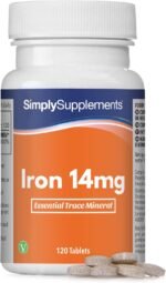 Iron 14mg | Supports Normal Energy-Yielding Metabolism & Reduction of Fatigue | Suitable for Vegans & Vegetarians | 120 Tablets = 4 Months' Supply | Made in The UK in Accordance with GMP Standards - Image 2