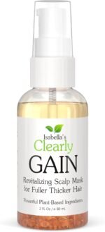 Isabella's Clearly GAIN, Hair Growth Oil and Thickening Scalp Treatment for Men and Women | Natural Herbal Serum with Castor, Clary Sage, Rosemary, Nettle Extract for Hair Loss, Alopecia, Thinning Hair - Image 2