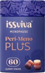 Issviva Perimenopause Support Gummies for Women | Vegan Berry Flavour | Ginseng, Resveratrol, Magnesium, Omega 3, Vitamin D3 & B6 | Energy, Mood & Hormone Balance - Image 2