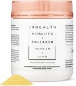 JSHealth Vitamins Vitality X + Collagen - Beauty Powder Supplement with Vitamins C & E to Nourish Hair Skin and Nails (180g) - Image 2