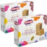 Jaimin Sesame Chikki 200g (Pack of 2) | Sesame Seeds & Natural Jaggery | Energy Booster & Anytime Treat | Crafted using Traditional Recipes | Energy Bar with Protein, Calcium, and Iron - Image 2