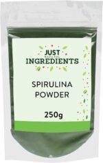 JustIngredients Spirulina Powder 250g, Delicious Food Supplement, Natural Colouring in Smoothies, Bakes or Teas - Image 2