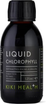 KIKI Health - Liquid Chlorophyll, Extracted from Alfalfa - 100mg Chlorophyll Extract Per Serving - Natural Internal Deodoriser - 100% Natural Ingredients - Vegan Friendly - 125ml - Image 2