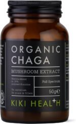 KIKI Health Organic Chaga Extract Mushroom Powder | Standardised to 30% Beta-Glucan-Rich Polysaccharides | Digestion, Energy, & Immune Support | Non-GMO, Vegan - 50g - Image 2