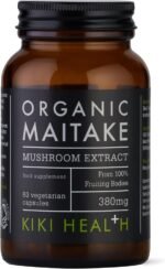 KIKI Health - Organic Maitake, Full-Spectrum Mushroom Extract - Standardised to 50% Polysaccharides - Made from 100% Fruiting Bodies - Natural Extract - 60 Veg Capsules - Image 2
