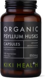 KIKI Health Organic Psyllium Husks Fibre Supplement | Natural Soluble Fibre Supplement from Plantago Ovata Seeds | 120 Psyllium Husks Capsules Vegan Gluten-Free | Easy Digest Psyllium Husk - 850mg - Image 2