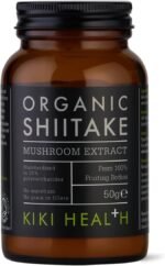 KIKI Health Organic Shiitake Extract Mushroom Powder | 30% Beta-Glucan Polysaccharides| Promotes Immune, Bone & Gut Health, Lowers Cholesterol | Organic Plant-Based Superfood Powder Supplement – 50g - Image 2