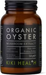 KIKI Health Premium Organic Oyster Extract Mushroom Powder | Full-Spectrum 100% Fruiting Bodies, Wood-Rich Cultivation, 30% Beta-Glucan Polysaccharides, Non-GMO | Boost Immunity Naturally | 50g - Image 2