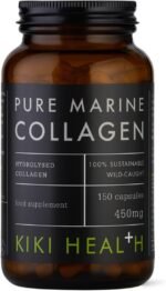KIKI Health Pure Marine Collagen - Discover Radiant Wellness with Premium Hydrolysed Supplement - Sustainably Sourced from Wild Fish, Type 1 Purified, Naturally High in Protein | 150 Capsules | 450mg - Image 2