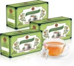 KUKER - Premium Senna Leaf and Fruit Laxative Tea Bags for Constipation Relief, Colon Cleanse, Digestive Support - 3 Pack (20 Bags Each), 30g - Image 2