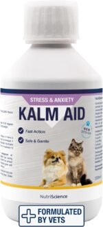 KalmAid for Cats & Dogs – Anxiety & Stress Relief | Natural Calming Supplement for Vet Visits, Travel, & Behavioral Support (250ml) - Image 2