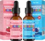 Kids Magnesium Glycinate 60ml - Blueberry + Raspberry | Supa Supps Liquid Magnesium Glycinate 3-in-1 Drops Support Relaxation, Calm, Balanced Energy, Focus & Growth | Easy Daily Supplement - Image 2