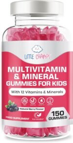 Kids Multivitamin & Mineral Gummies | 150 Chewables Gummies with 12 Essential Vitamins & Minerals | Childrens Multivitamins for Immune Support, Energy & Brain Health | Vegan | Natural Berry Flavour - Image 2