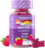 Kids Night-Time Gummies - 30 Gummies - Magnesium, L-Theanine, Vitamin B Complex - Vegan & Gluten-Free - Suitable for Ages 3+ - Novomins - Image 2