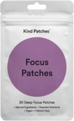 Kind Patches | Focus Patches | Brain Clarity & Cognitive Support | Botanical Plant-Based Formula with Vitamin B Complex, Lion's Mane Mushroom & Megnesium | 30 Vegan Patches - Image 2