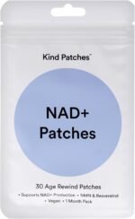 Kind Patches | NAD+ Patches | Cellular Energy and Metabolism Support | Botanical Plant-Based Formula with NMN, Resveratrol & Lion's Mane | 30 Vegan Patches - Image 2