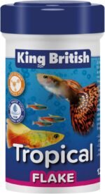 King British – Tropical Fish Flake 12g – Multi-Vitamin Complete Food – Clear Water Formula Natural Ingredients – For Tropical & Other Aquarium Fish - Image 2
