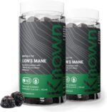 Known 1000mg Lions Mane Mushroom Gummies – Blueberry Flavour – Chewable Vegan Nootropic Gummy Supplement – 2 Month Supply – for Men & Women - Image 2