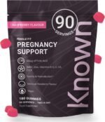 Known Pregnancy Support Multivitamin Gummies – 400µg Folic Acid – for Maternal Health – Natural Raspberry Flavour – 180 Vegan Gummies, 3 Month Supply - Image 2