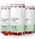 Known Tasty Apple Cider Vinegar Gummies - 1000mg ACV, Vitamin C, Chromium for Metabolism - Natural Apple Flavour - 60 Vegan Gummies, 3 Months Supply - Image 2