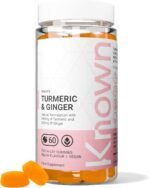Known Tasty Turmeric & Ginger Gummies by Known Nutrition - 990mg Turmeric & 500mg Ginger - Natural Peach Flavour - 60 Vegan Gummies, 1 Month Supply - Image 2
