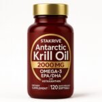 Krill Oil 2000mg with Omega-3 EPA & DHA + Natural Astaxanthin | High-Purity Antarctic Source | Supports Daily Antioxidant & Nutrition Needs | 120 Softgels - Image 2