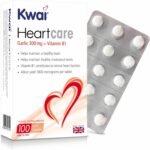 Kwai Heartcare 300mg Tablets - 100 Tablets (Pack of 1) - with Vitamin B1 and Standardised Garlic Extract - Odourless Vegan Tablets to Support Normal Heart Function and Healthy Cholesterol Levels - Image 2