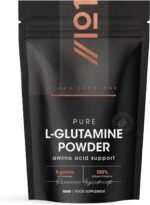 L-Glutamine Powder 150g – Unflavoured – Vegan Fermented Amino Acid – 100% Pure – Resealable and Recyclable Pouch by Alpha01 - Image 2