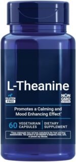 L-Theaniine, 100mg, Plant-Based Supplement – Lab-Tested, Gluten-Free, Soy-Free, Non-GMO, Vegetarian, 60 Capsules - Image 2