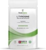 L-Tyrosine 1000 mg Capsules Amino Acid Pre Workout Supplement for Mental Clarity Focus Alertness Energy Boost - 240 Capsules 8 Month Supply - Image 2
