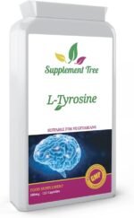 L-Tyrosine 500mg 120 Capsules | High Strength Supplement | Free Form Amino Acid | UK Manufactured GMP Guaranteed Quality - Image 2