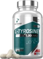 L-Tyrosine (Premium German Grade) Maximum Strength L tyrosine 1,000mg | 120 Vegan Capsules 2X Strength Tyrosine l tyrosine 1000mg Essential Amino Acids - Image 2