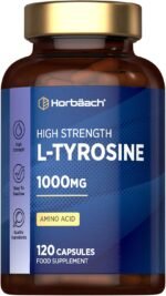 L-Tyrosine Supplement 1000mg | 120 Vegan Capsules | Fermented High Strength Supplement | Free Form Amino Acid | by Horbaach - Image 2