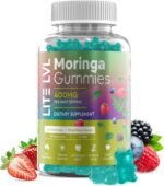LITE LVL - 60 x Natural Mixed Berry Flavoured Moringa Gummies - Daily Serving 2 Gummies per Day - Superfood - Boost Energy Levels - Powerful Antioxidants - Image 2